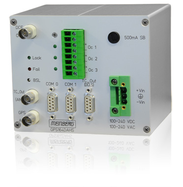 GPS164: GPS satelitski prijemnik s ugrađenim generatorom vremenskih kodova, montaža na DIN šinu