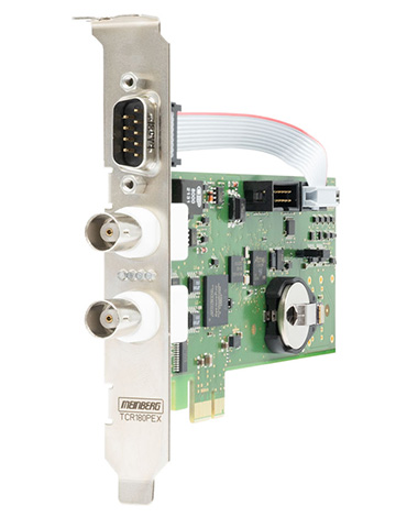 The board TCR180PEX is a standard height board for computers with PCI Express interface